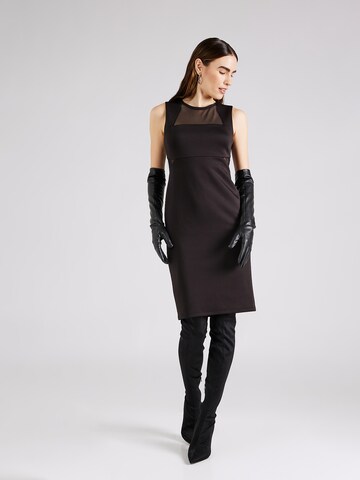 DKNY - Vestido de tubo en negro: frente