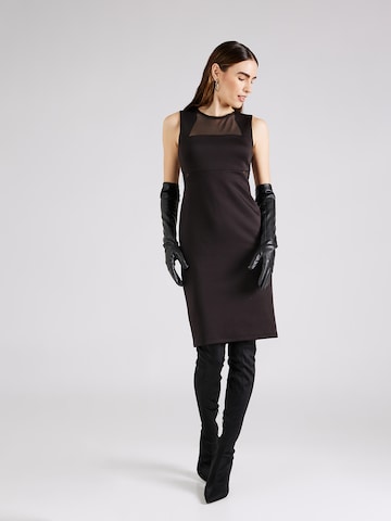 DKNY - Vestido de tubo en negro: frente