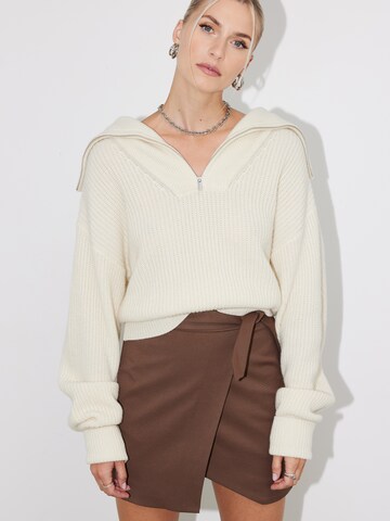 Pull-over 'Janine' LeGer by Lena Gercke en beige : devant