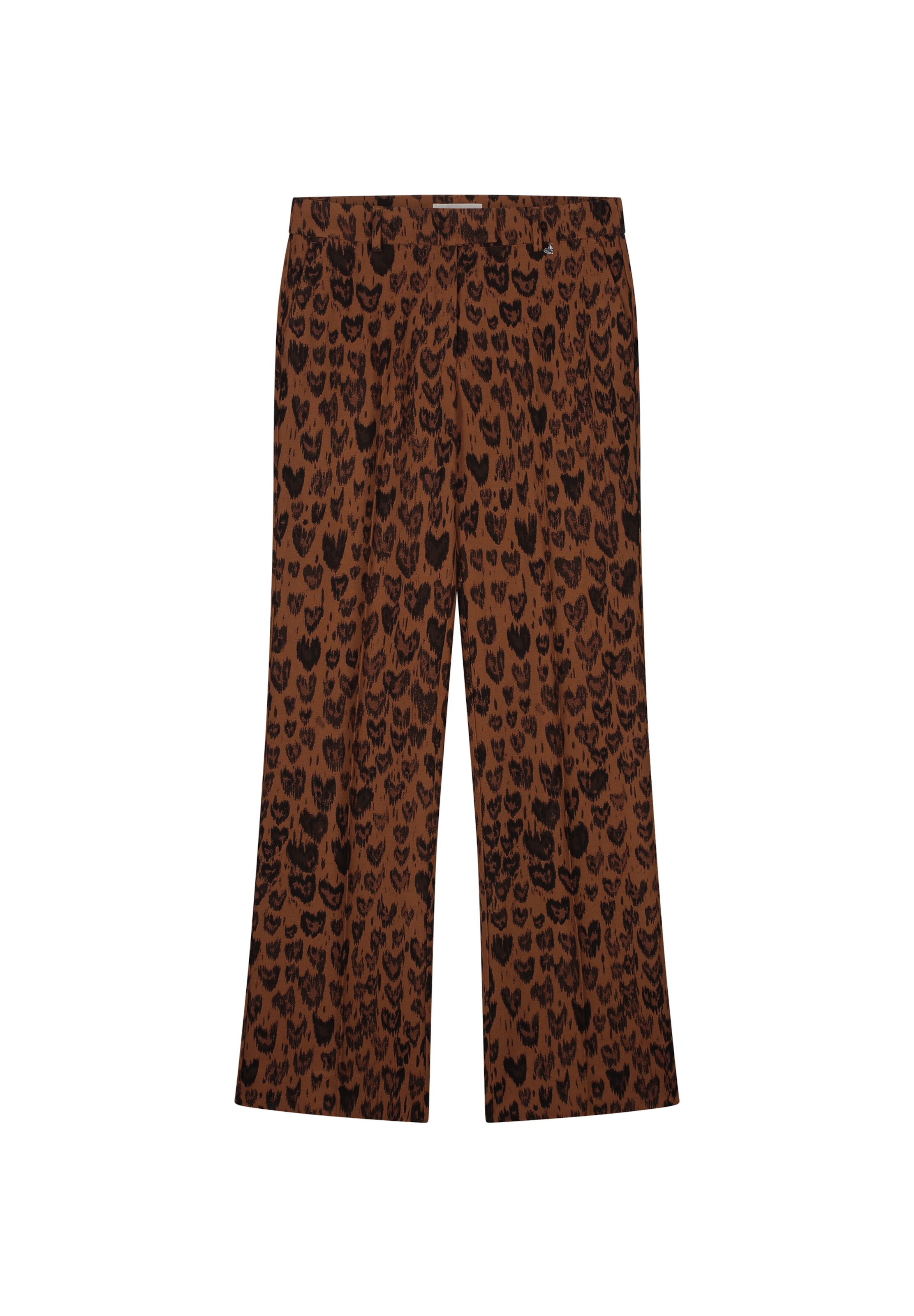 Fabienne Chapot Slim fit Trousers in Brown: front