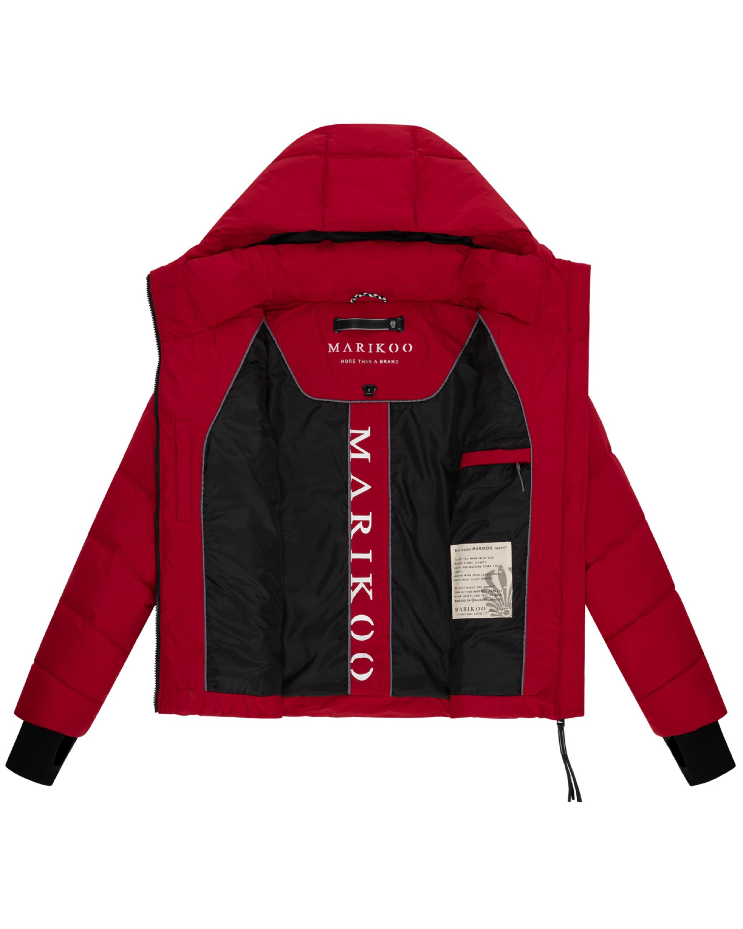 MARIKOO Winterjas in Rood