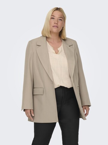 Blazer ONLY Carmakoma en beige : devant