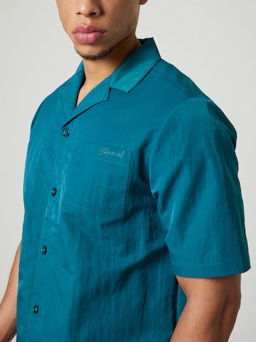 Sinned x ABOUT YOU Regular fit Button Up Shirt 'JAY' in Green