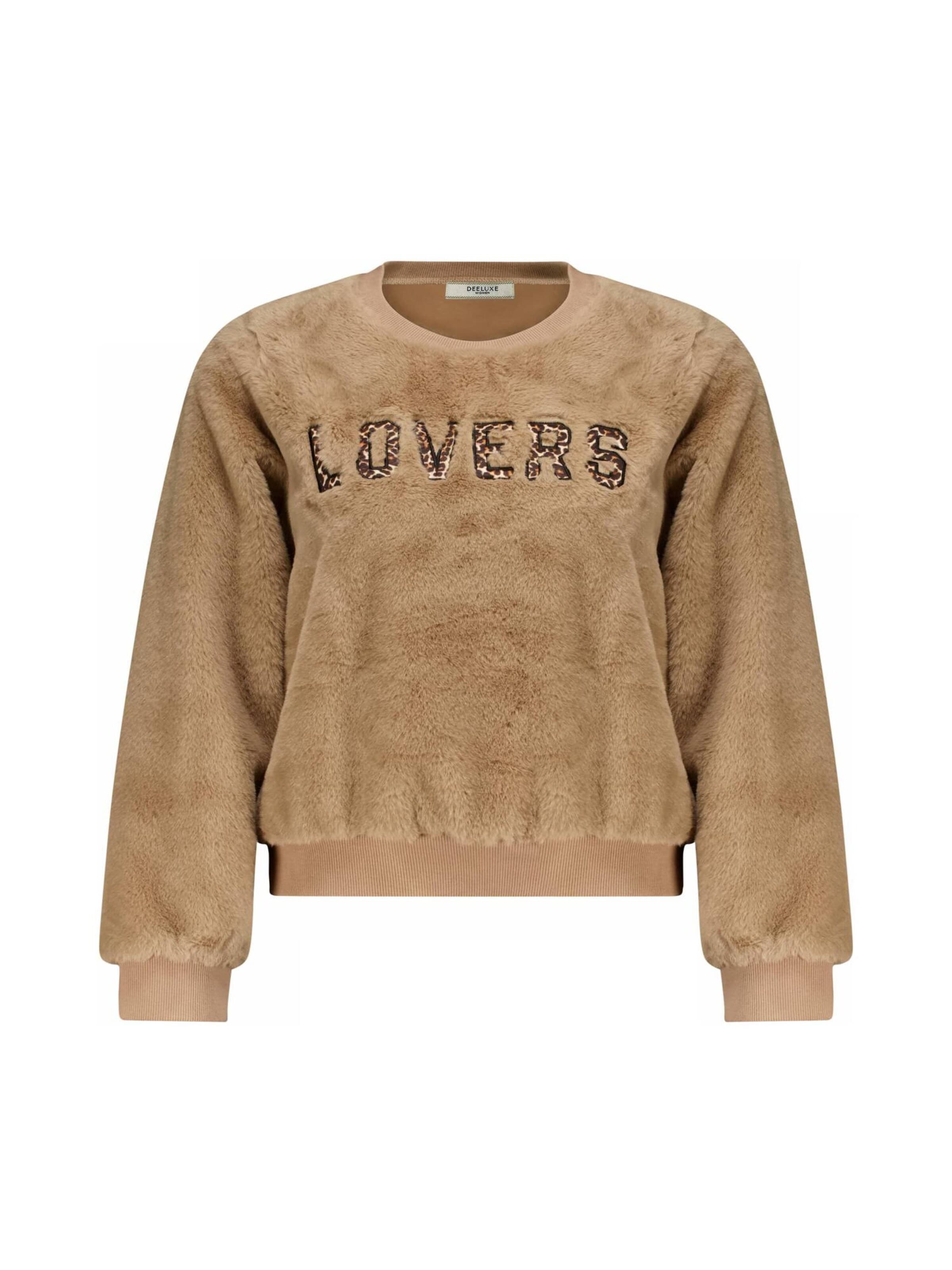 Deeluxe Sweatshirt in Beige: voorkant