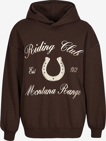 Sweat-shirt South Beach en marron : devant