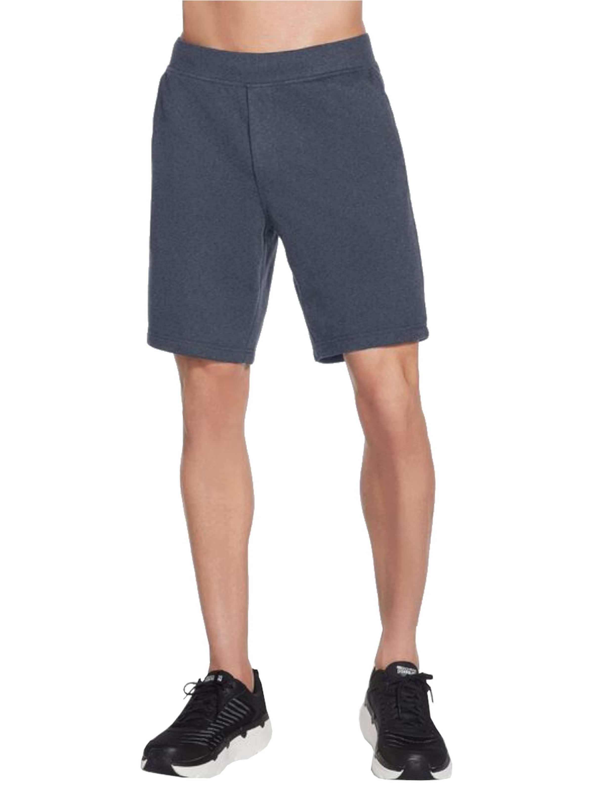 SKECHERS Regular Workout Pants 'Explore' in Blue: front