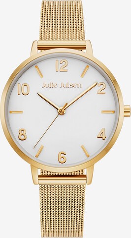 Julie Julsen Analog Watch in Gold: front