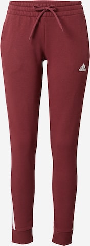 Pantaloni sportivi 'Essentials' di ADIDAS SPORTSWEAR in rosso: frontale
