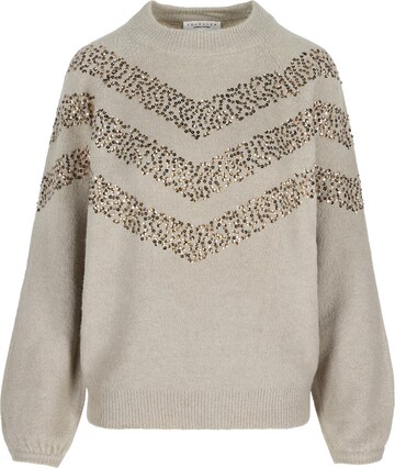 Pull-over LolaLiza en beige : devant