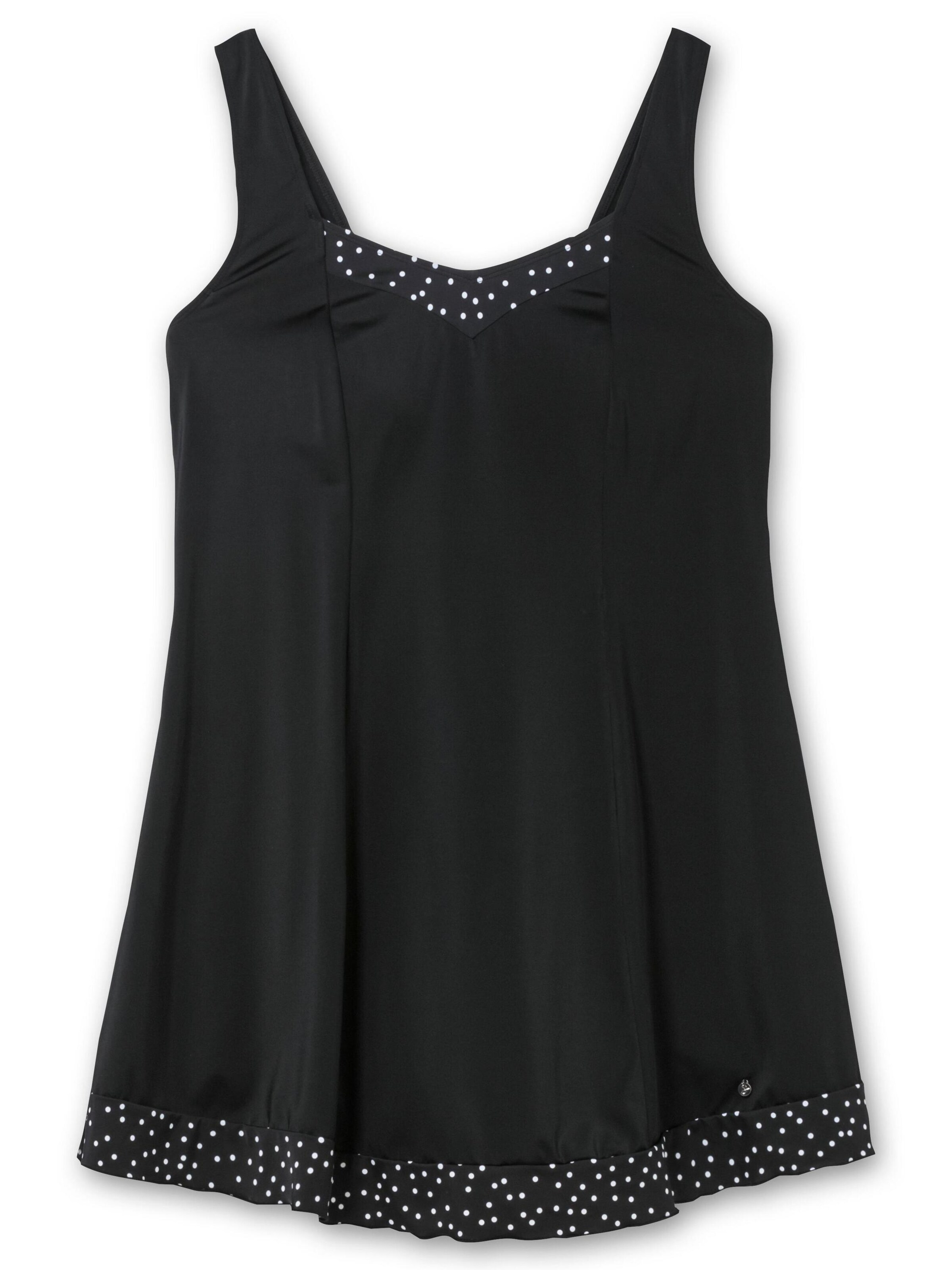 SHEEGO Obleka za kopanje | črna barva: sprednja stran