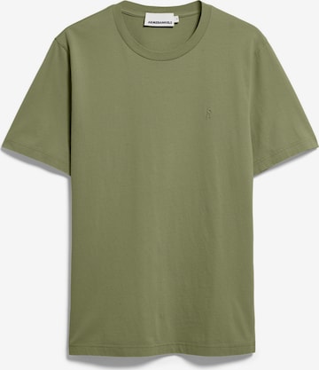 ARMEDANGELS T-Shirt 'JAAMES' (GOTS) in Grün: Vorderseite