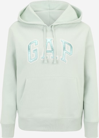 Gap Petite Sweatshirt 'HERITAGE' in Green: front