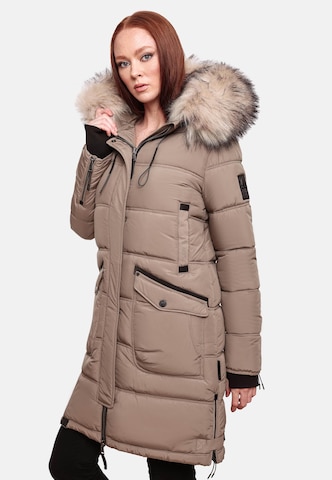MARIKOO Winter Coat 'Chaskaa' in Grey