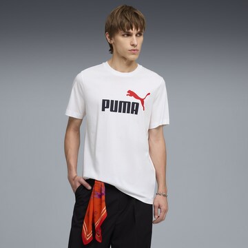 PUMA Shirt 'Essentials No. 1' in Wit: voorkant