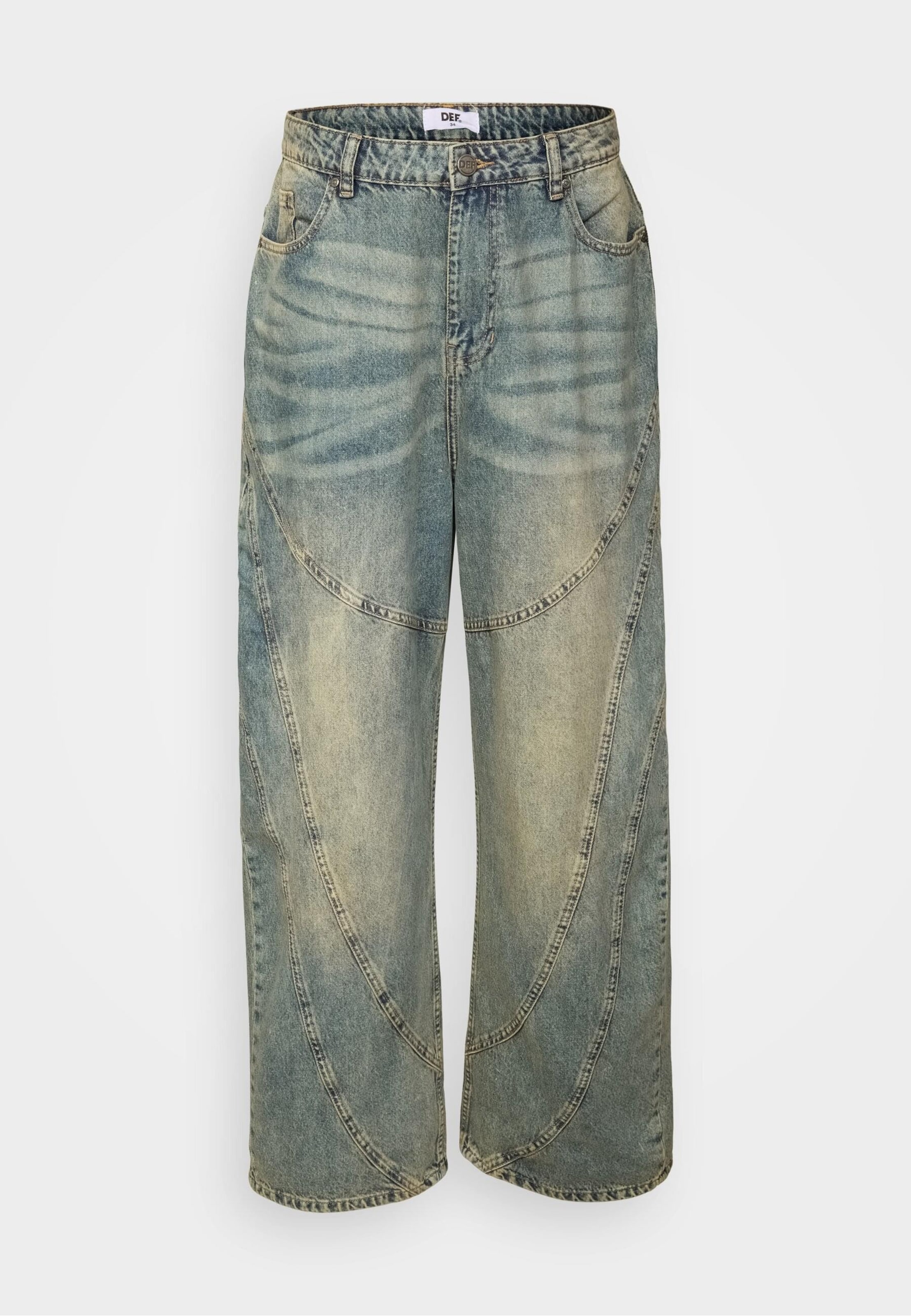 Baggy Jean DEF en bleu : devant