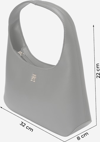 Borsa a spalla di TOMMY HILFIGER in grigio