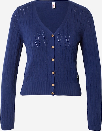 BlutsgeschwisterKardigan 'Save the World' - plava boja: prednji dio