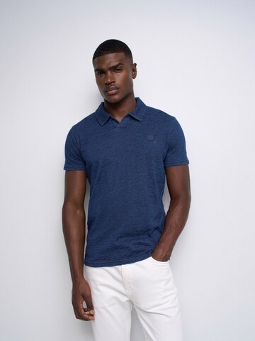 Salsa Jeans Shirt in Blauw: voorkant