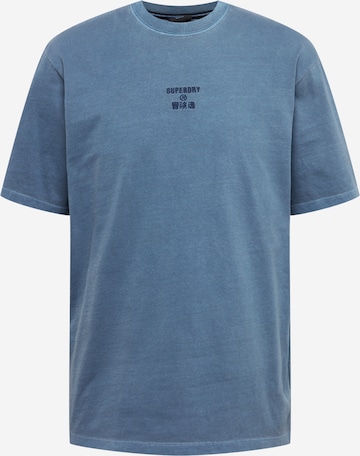 Superdry T-Shirt in Blau: predná strana