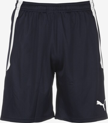 PUMA Regular Workout Pants in Blue: front