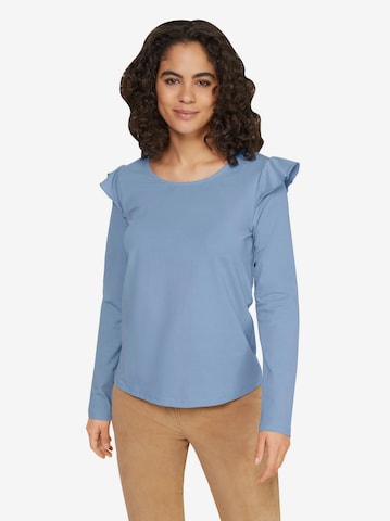 Linea Tesini by heine Shirt in Blauw: voorkant