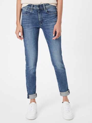 G-Star RAW Skinny Jeans 'Lhana' in Blauw: voorkant