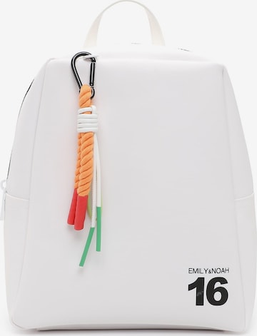 Emily & Noah Backpack ' Sweet 16 ' in White: front