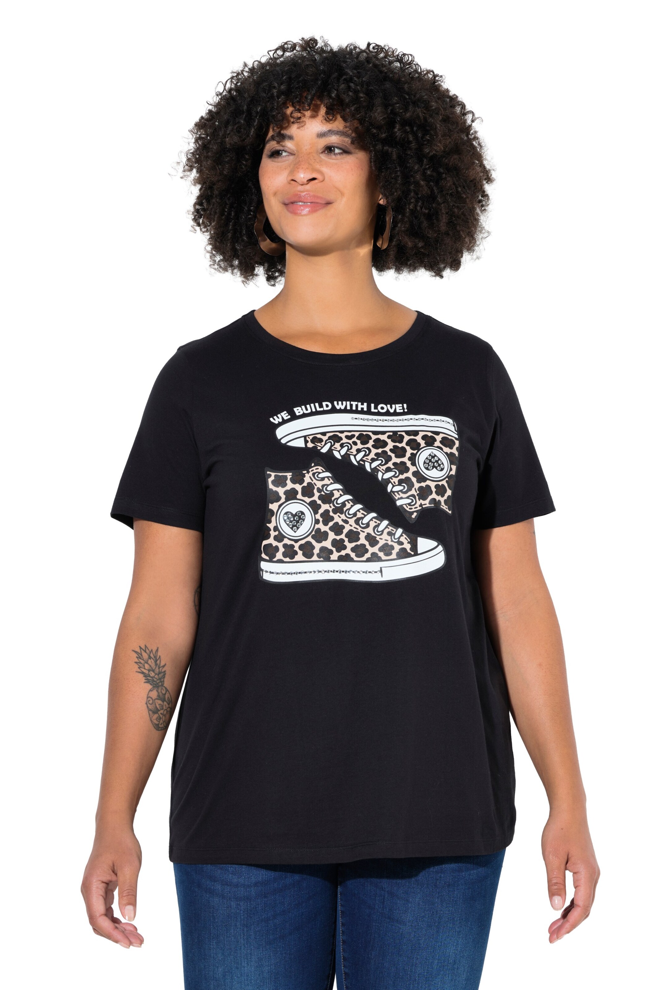 T-shirt Angel of Style en noir : devant