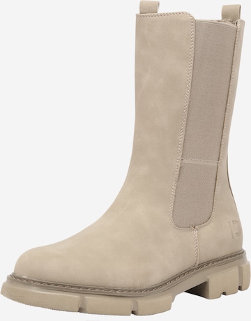 Boots chelsea '6296218' di TOM TAILOR in beige: frontale