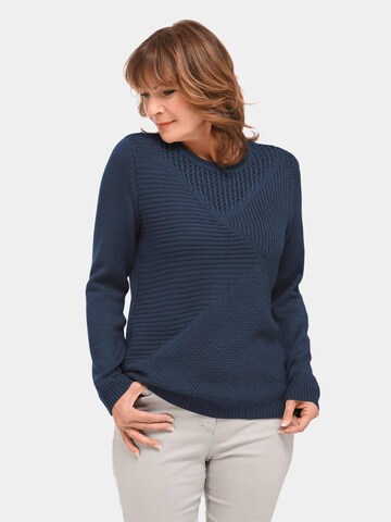 Pull-over Goldner en bleu : devant