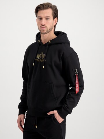 ALPHA INDUSTRIES Sweatshirt in Schwarz