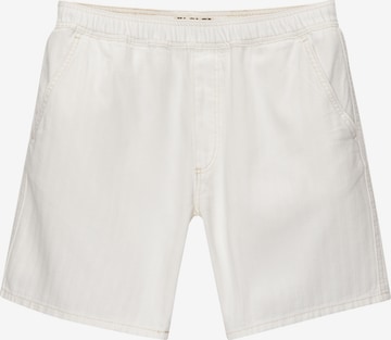 Pull&Bear Дънки в бежово: отпред