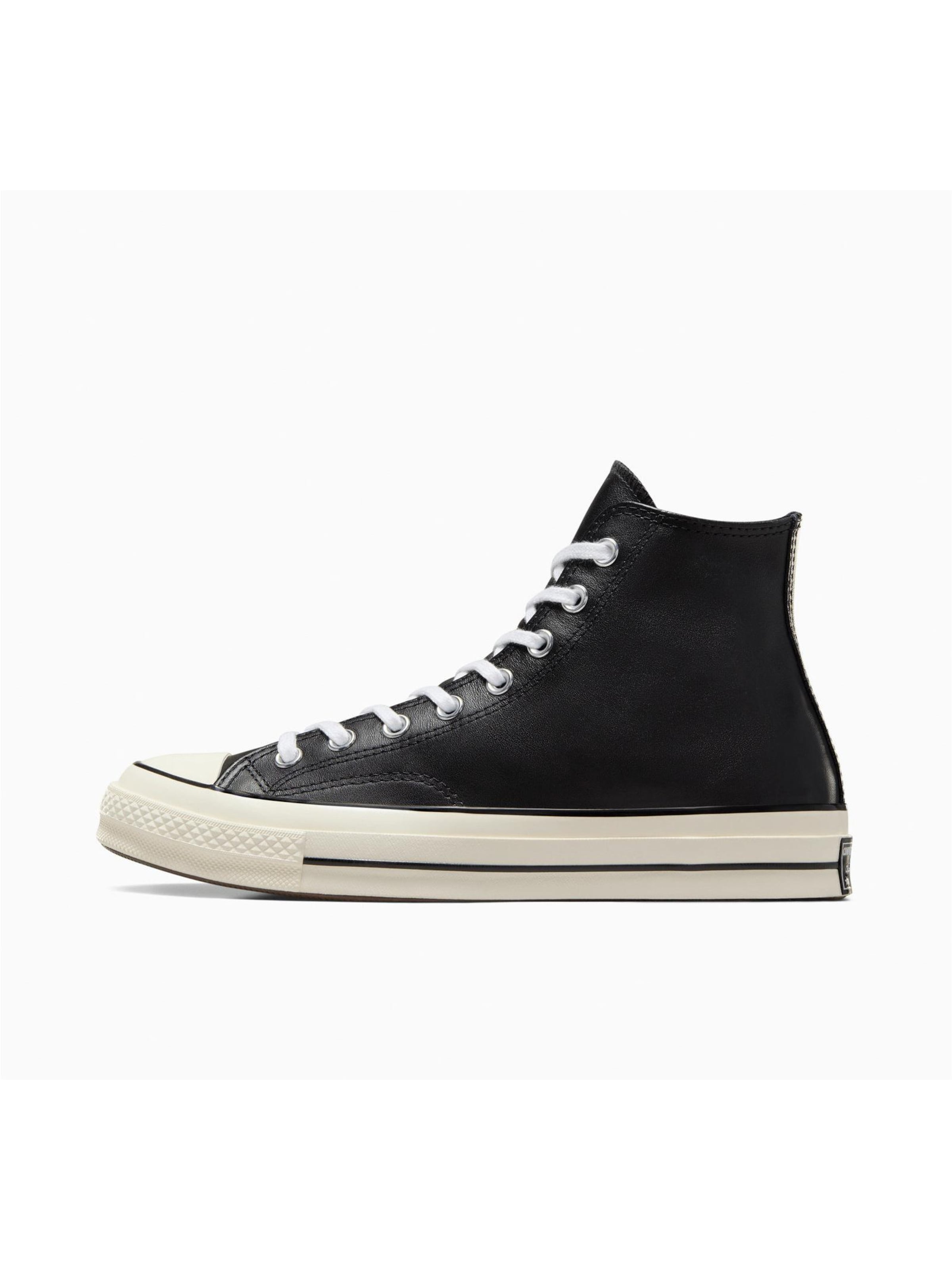 CONVERSE Sneakers laag 'Converse Chuck 70 Leather' in Zwart