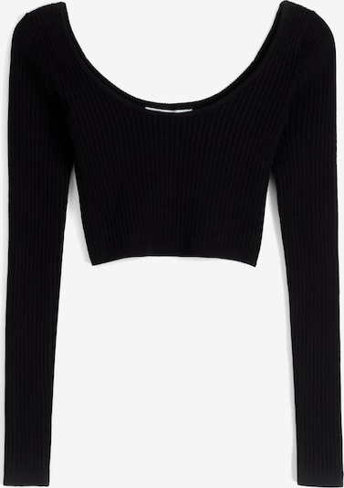 Bershka Pull-over en noir, Vue avec produit