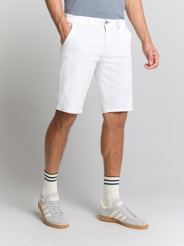 No Excess Regular Broek in Wit: voorkant
