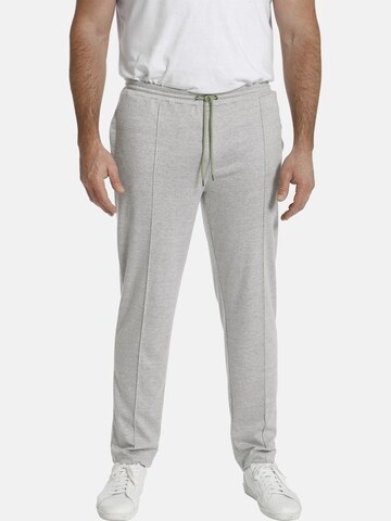 Charles Colby Tapered Jogginghose 'Baron Benet' in Grau: predná strana