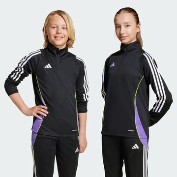 ADIDAS PERFORMANCE Sports sweatshirt 'Tiro 24' in Black: front