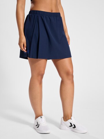 Hummel - Falda deportiva en azul: frente