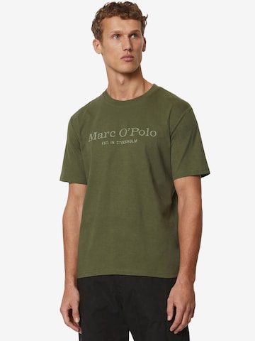 T-Shirt Marc O'Polo en vert : devant