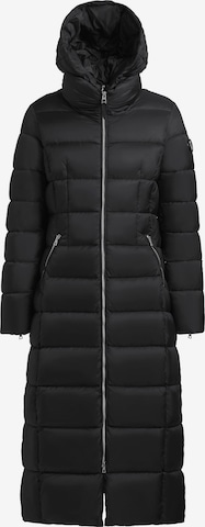 khujo Mantel ' MALEE ' in Schwarz: Vorderseite