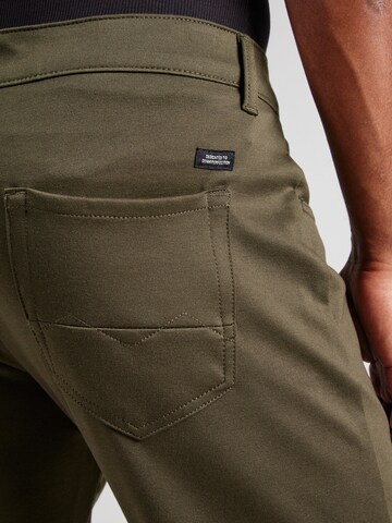BLEND Slimfit Broek 'MORGAN' in Groen