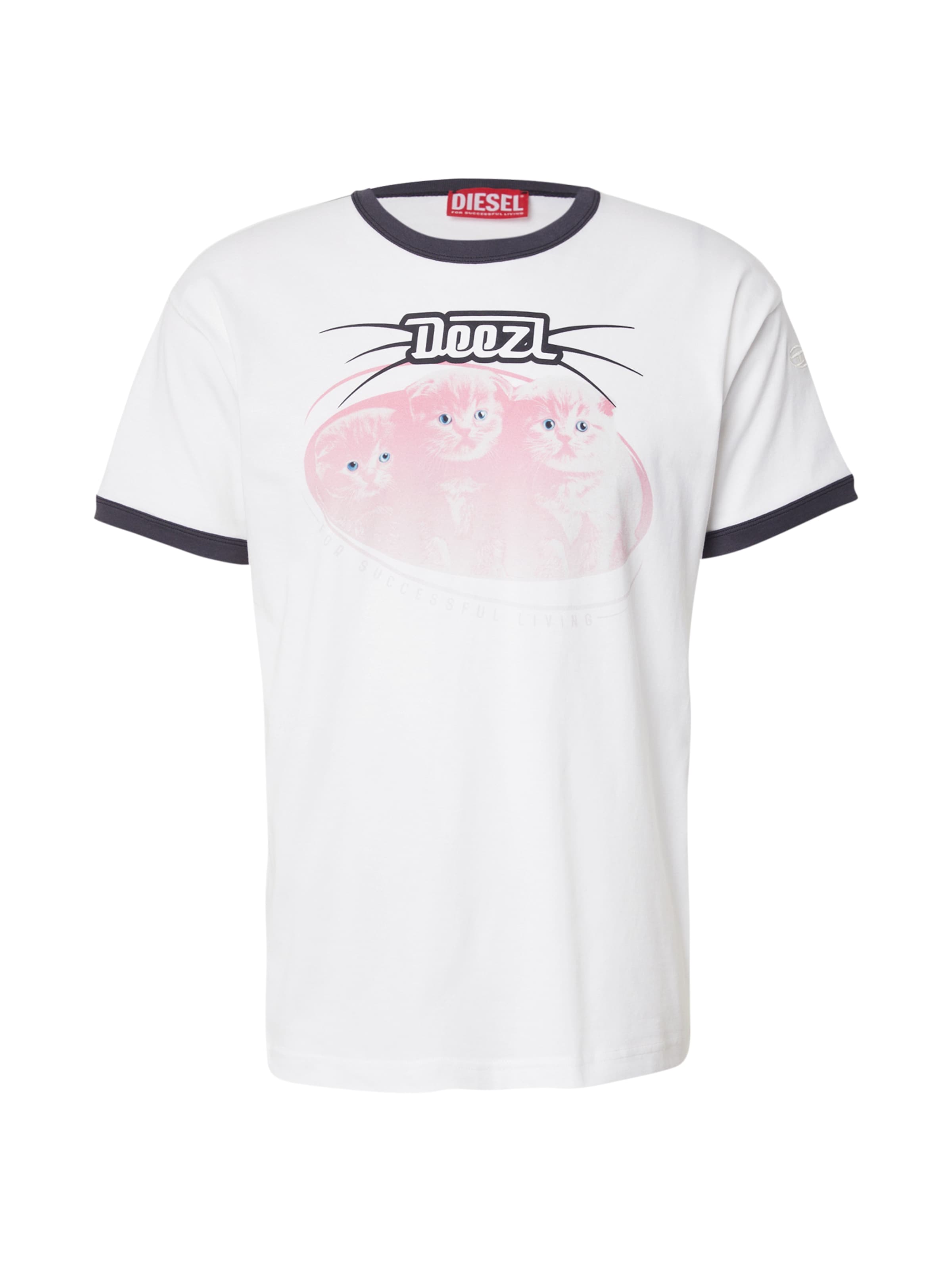 DIESEL - Camiseta en blanco: frente