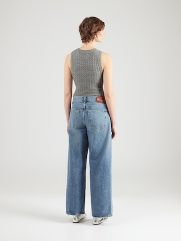 Calvin Klein Jeans Baggy Džíny – modrá