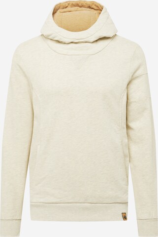 Fli Papigu Sweatshirt 'The Brave Live Forever' in Wit: voorkant