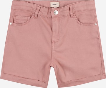 KIDS ONLY Regular Jeans in Pink: front