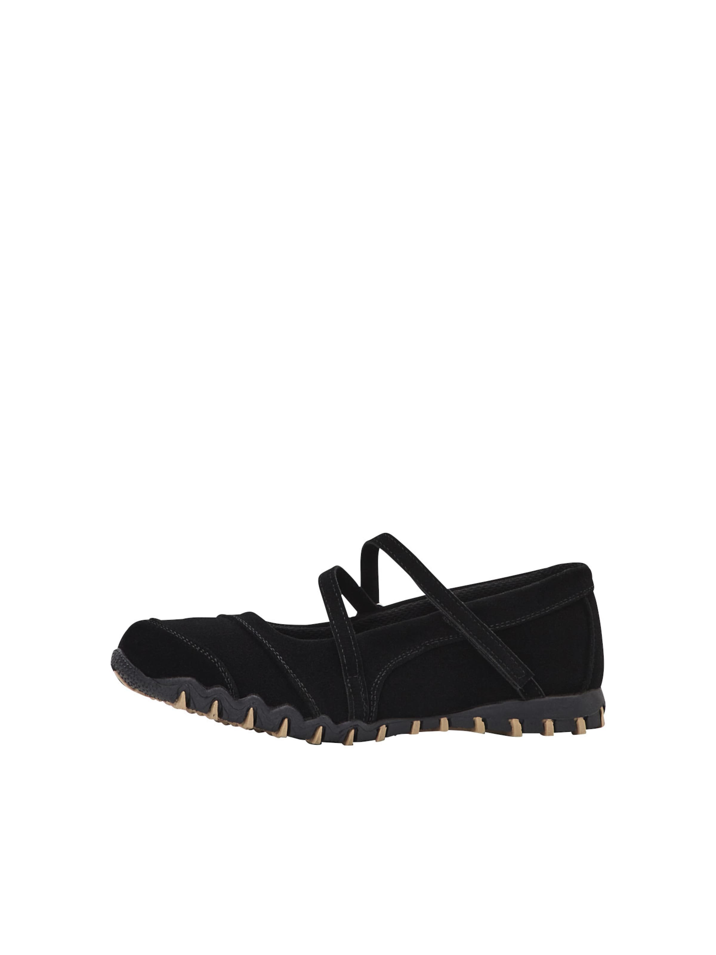 bonprix Riemchenballerina in Schwarz: Vorderseite