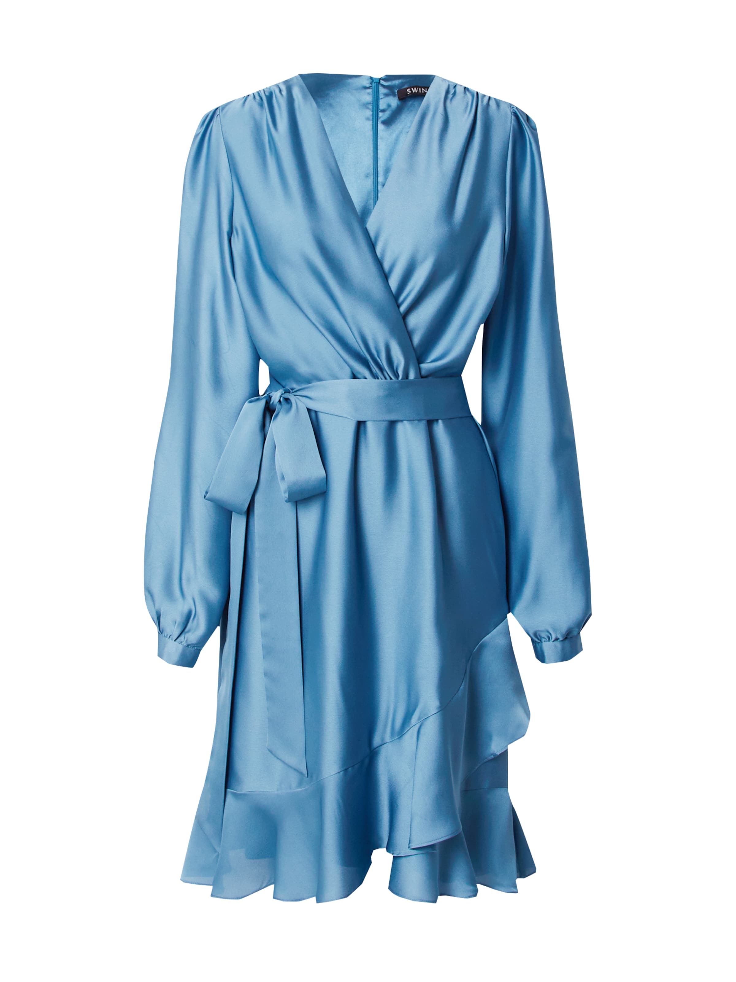 SWING - Vestido de gala en azul: frente