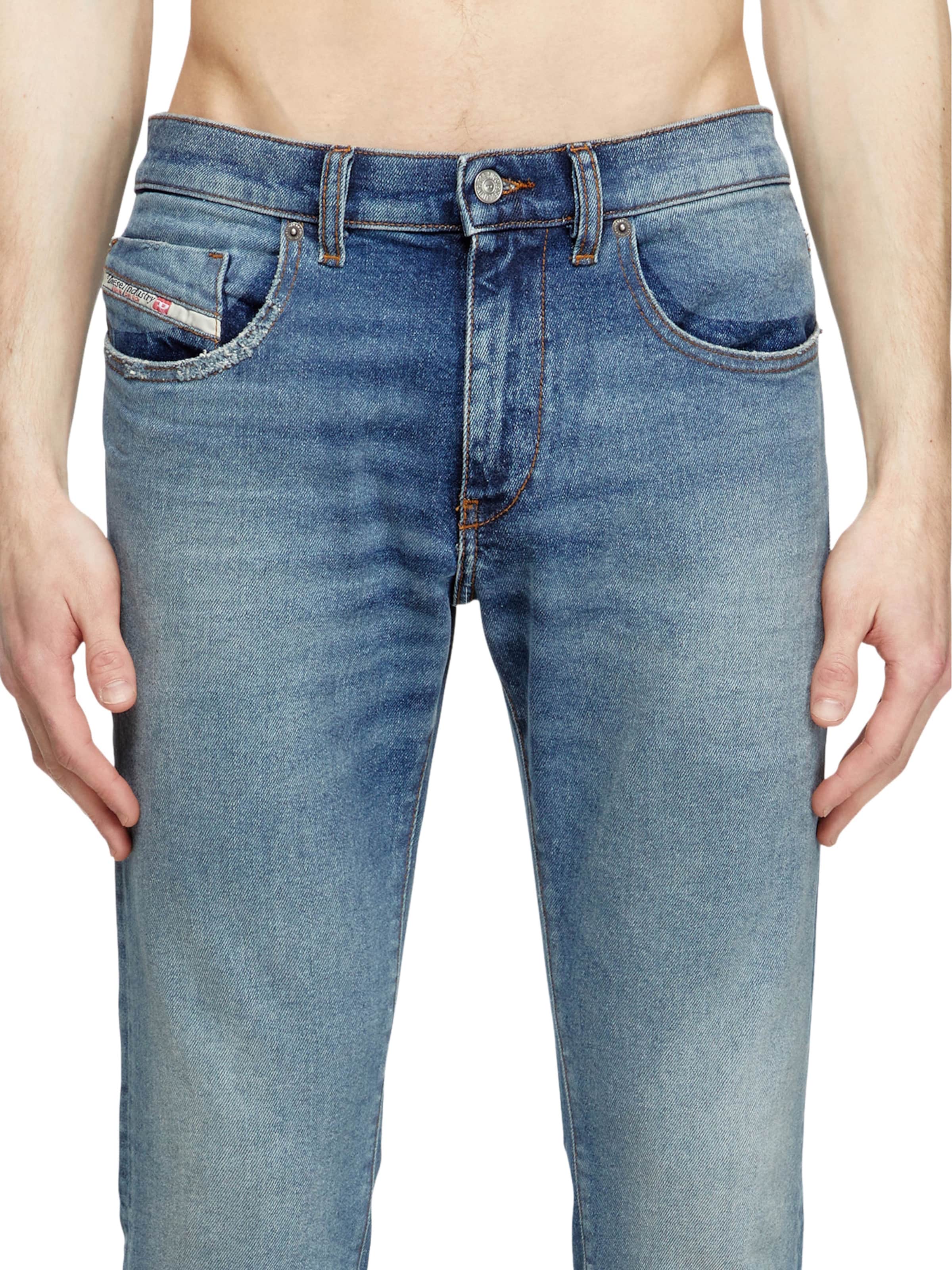 DIESEL Slimfit Džíny '2019 D-STRUKT' – modrá