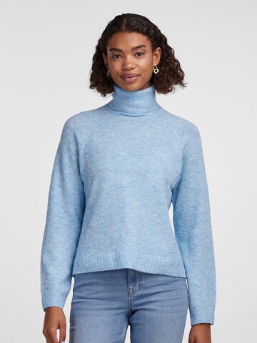 PIECES Sweter 'JULIANA' w kolorze niebieski: przód