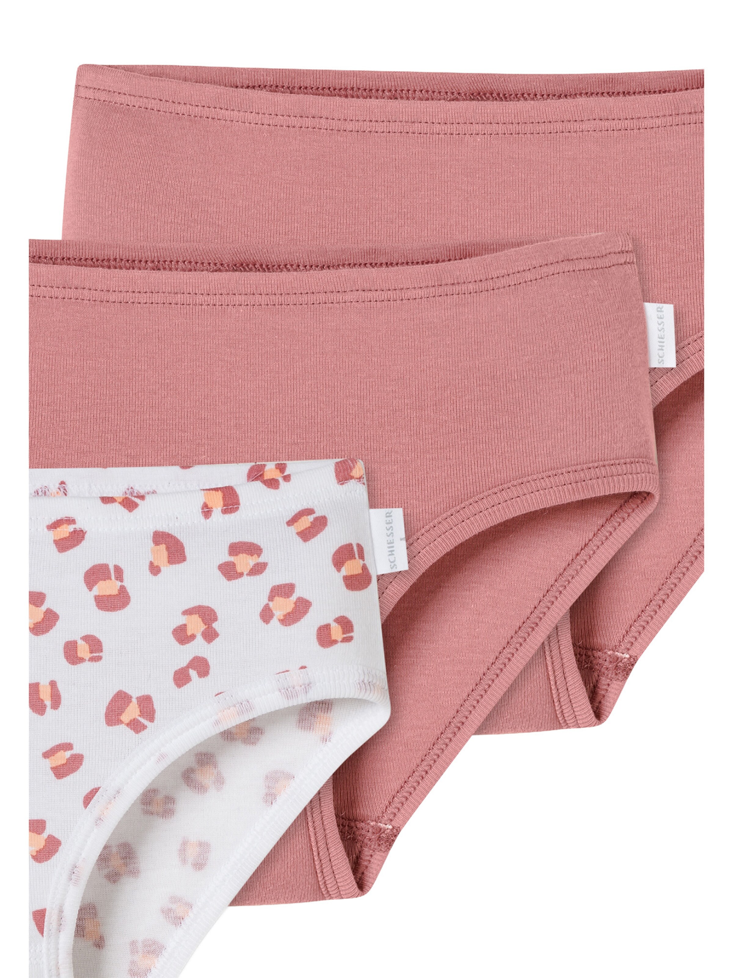 SCHIESSER Underpants ' Fine Rib ' in Pink
